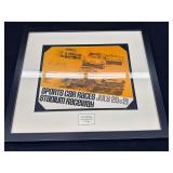 Dick Barbour 1st Place 1967 Framed Poster