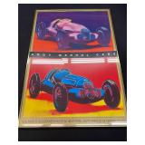 Framed Andy Warhol Cars poster