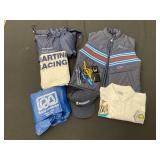 Rain jumpsuit, jacket, shirt, gadgets