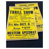 2 vintage event posters