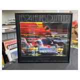 Framed poster