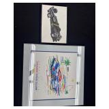2 Framed artwork