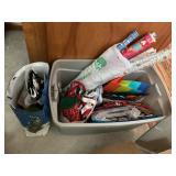 Christmas wrap and bags