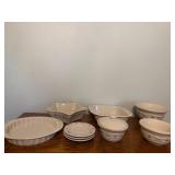 Green Longaberger Pottery