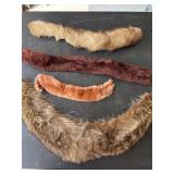 Fur collars n shrug n muff