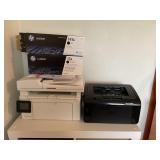 2 HP Printers with Toner