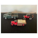 Pick-up, beer/ bank truck, wrecker