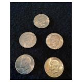 5 Silver Dollars