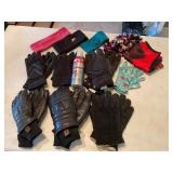 Men's and women's gloves, ear warmers, scarves