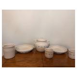 Green Longaberger Pottery