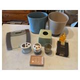 Bathroom essentials and perfume