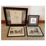 Antique Train Framed Artwork