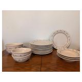 Green Longaberger Dishes