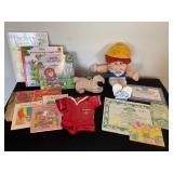 Cabbage Patch Doll, and books