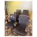 6 Office Chairs