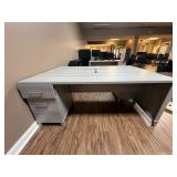 2 Grey Desks