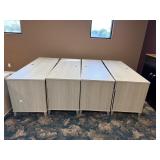 4 Gray Desks