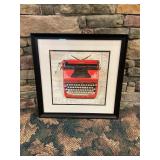 Assorted framed art.