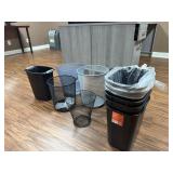 Assorted Trash Cans