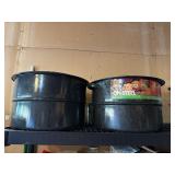 2 Canning Pots with Lids