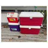 Assorted coolers