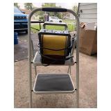 Step Stool and Blower