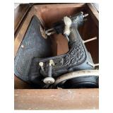 White Rotar Sewing Machine and Cabinet