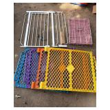 1 Baby Gate, 1 Enclosure, 1 dog cage, access.