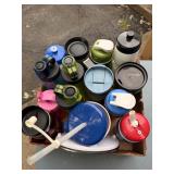 Assorted Travel Mugs and Bottles
