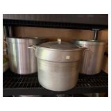 3 Stock Pots with Lids