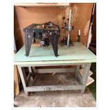 Drill Press, Table, and Router Table