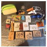 Cuddlebug, Stamps, Hot Glue Gun, Heat Tool, Etc.