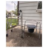 Walker and Toilet Chair