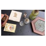 Royal Doulton, Oil Lamp, Clock, Etc.