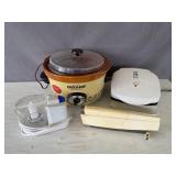 Kitchen choper, George Forman, crock pot