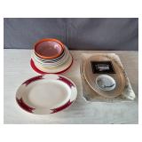 Assorted dishware