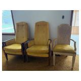 2 high back chairs