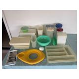 Assorted plasticware
