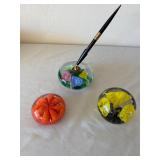 3 St. Clair Paperweights