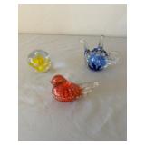 3 Joe St. Clair Paperweights