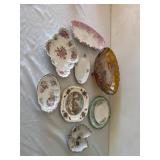 Carnival glass and china
