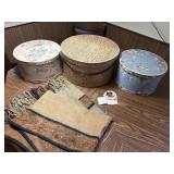 Hat Boxes, Shawl & Bracelet