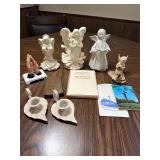 Angel Candleholders, Bible