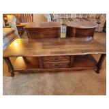 Coffee table and 2 end tables