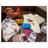 Rooster and Linens