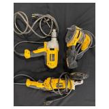 Dewalt Grinder, Sander, and Screw Gun