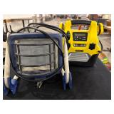 Shop light and Stanley light, power, & Jump Start