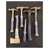 Hammers, Axe, drywall saw