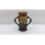 Roseville Brown Water Lily Vase 72 - 6