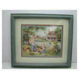 Home Interiors Denim Days Apple Picking Print